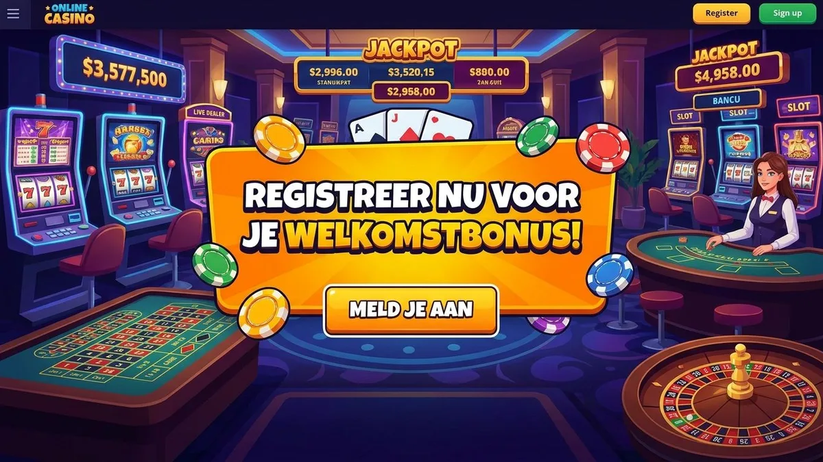 Registreren met bonus